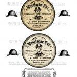 Victorian Moustache Wax Tin..